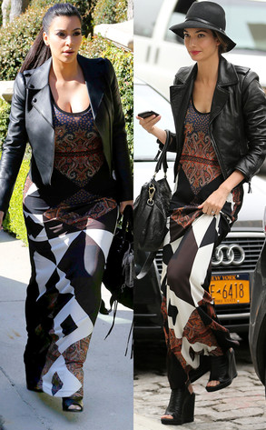 Kim Kardashian; Lily Aldridge Kim Kardashian; Lily Aldridge